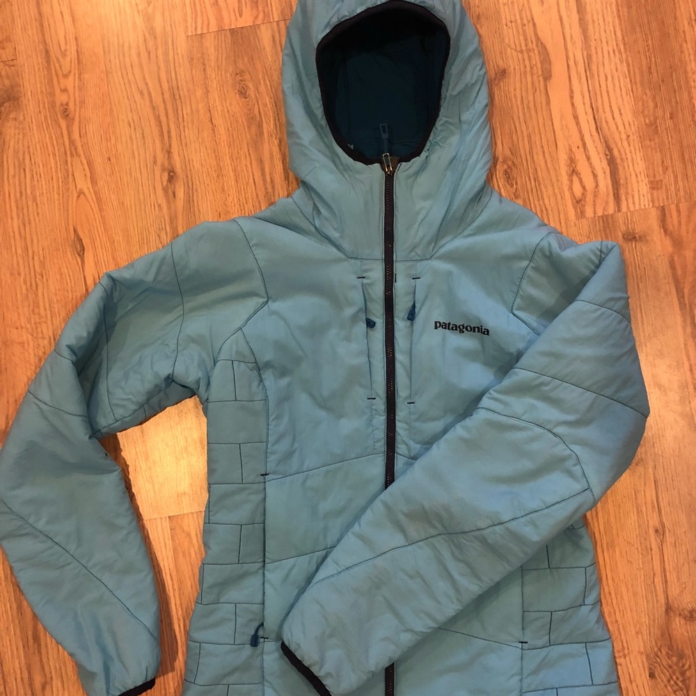 Turquoise Patagonia Nano Air Hoody Jacket